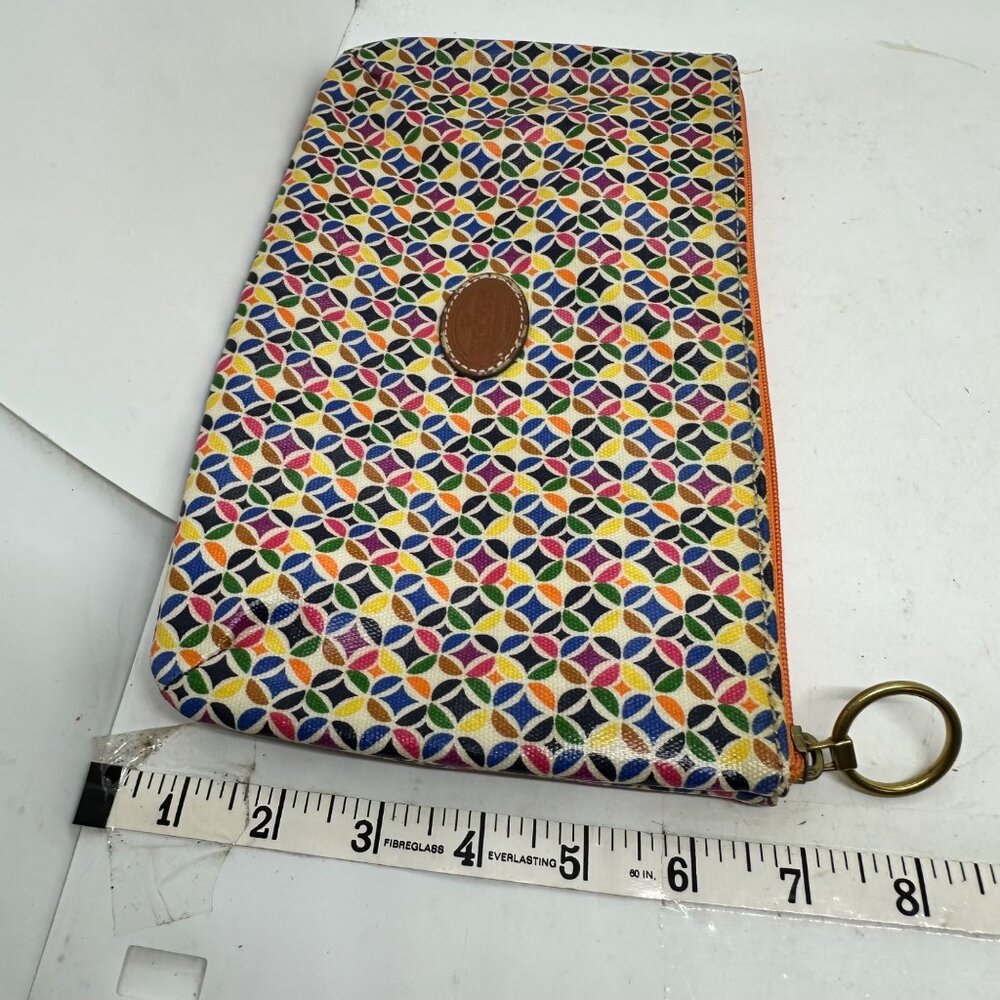 Fossil Multicolor Geometric Pattern Clutch Purse … - image 5